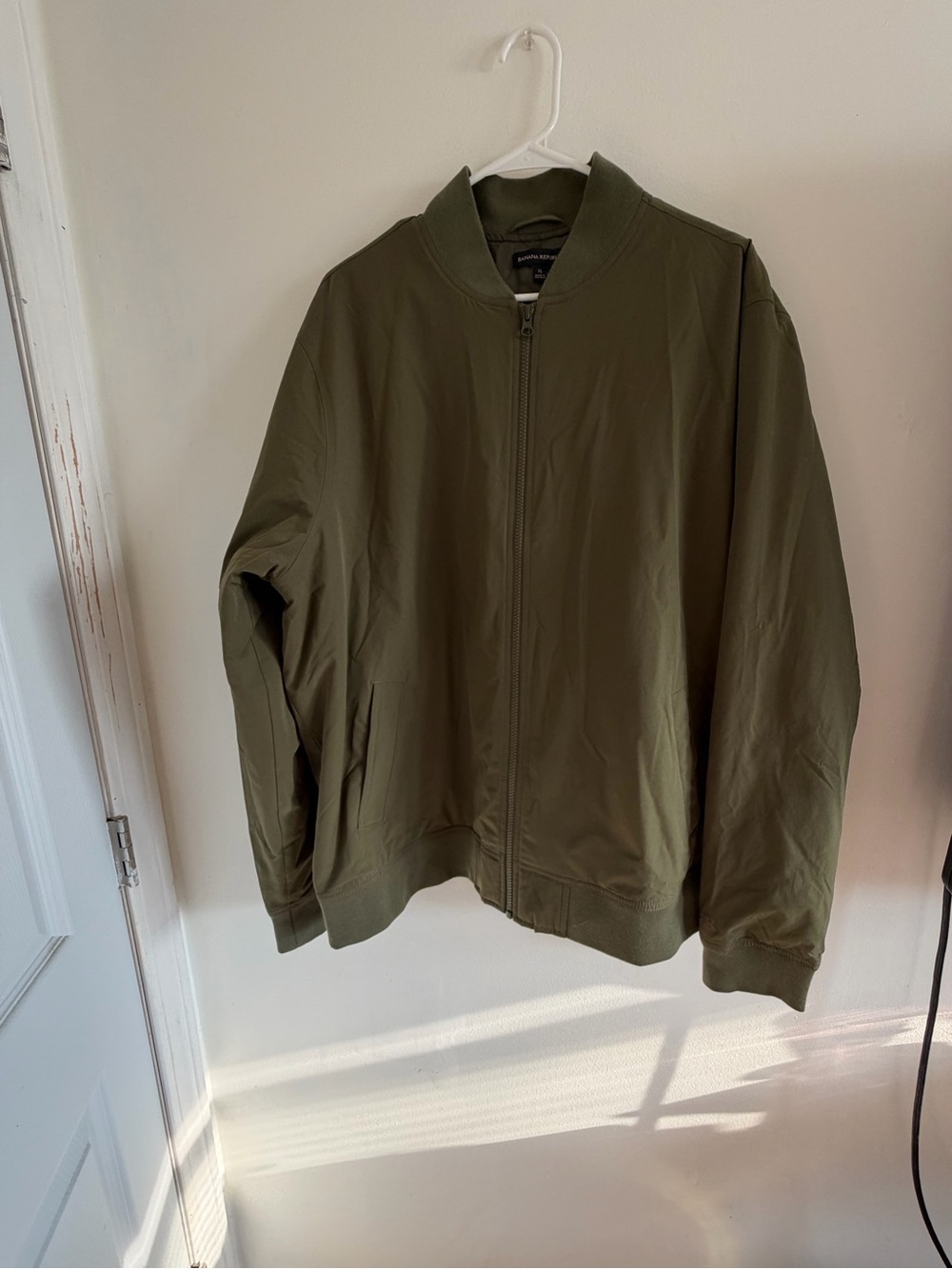 Banana Republic Olive Green Bomber Jacket